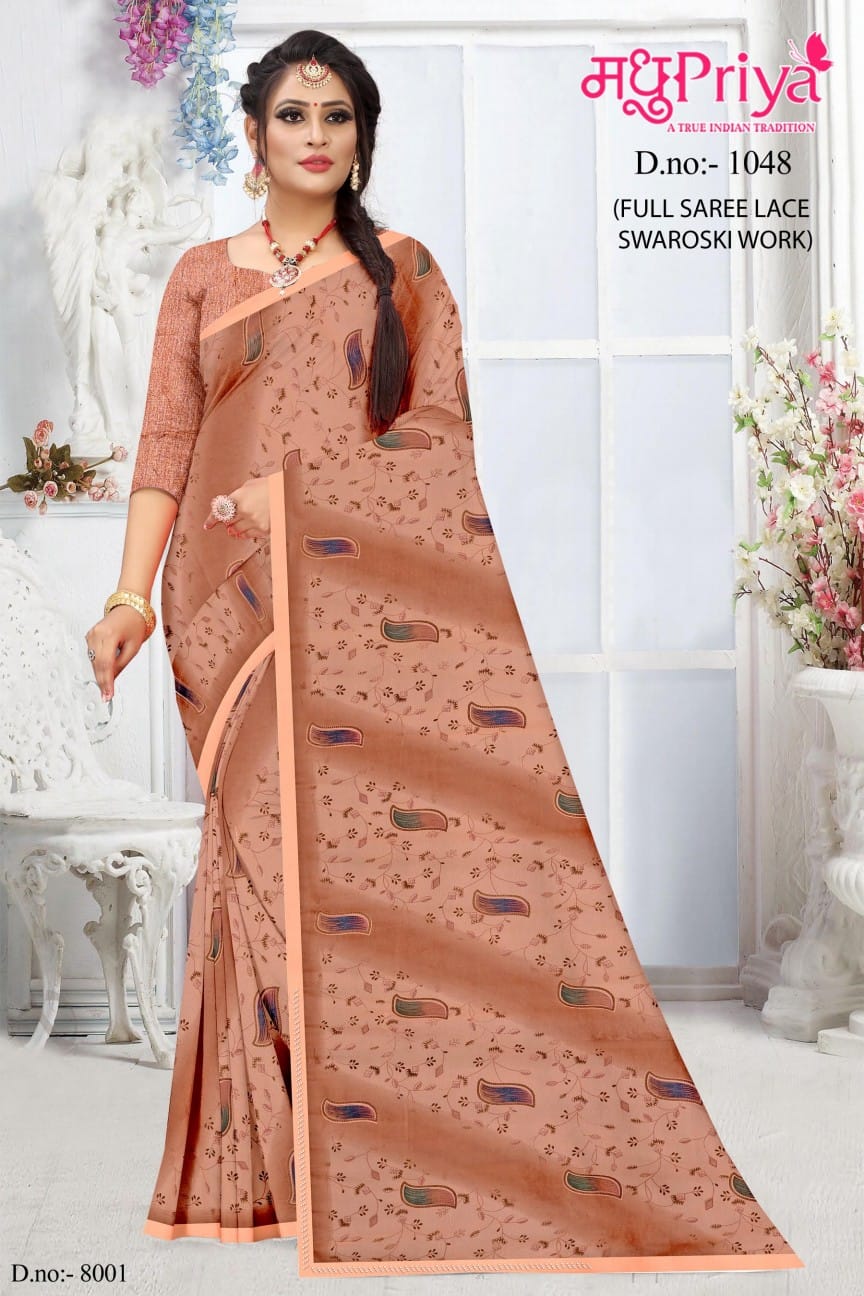 Kulfi-1048 Madhupriya Chiffon Sarees