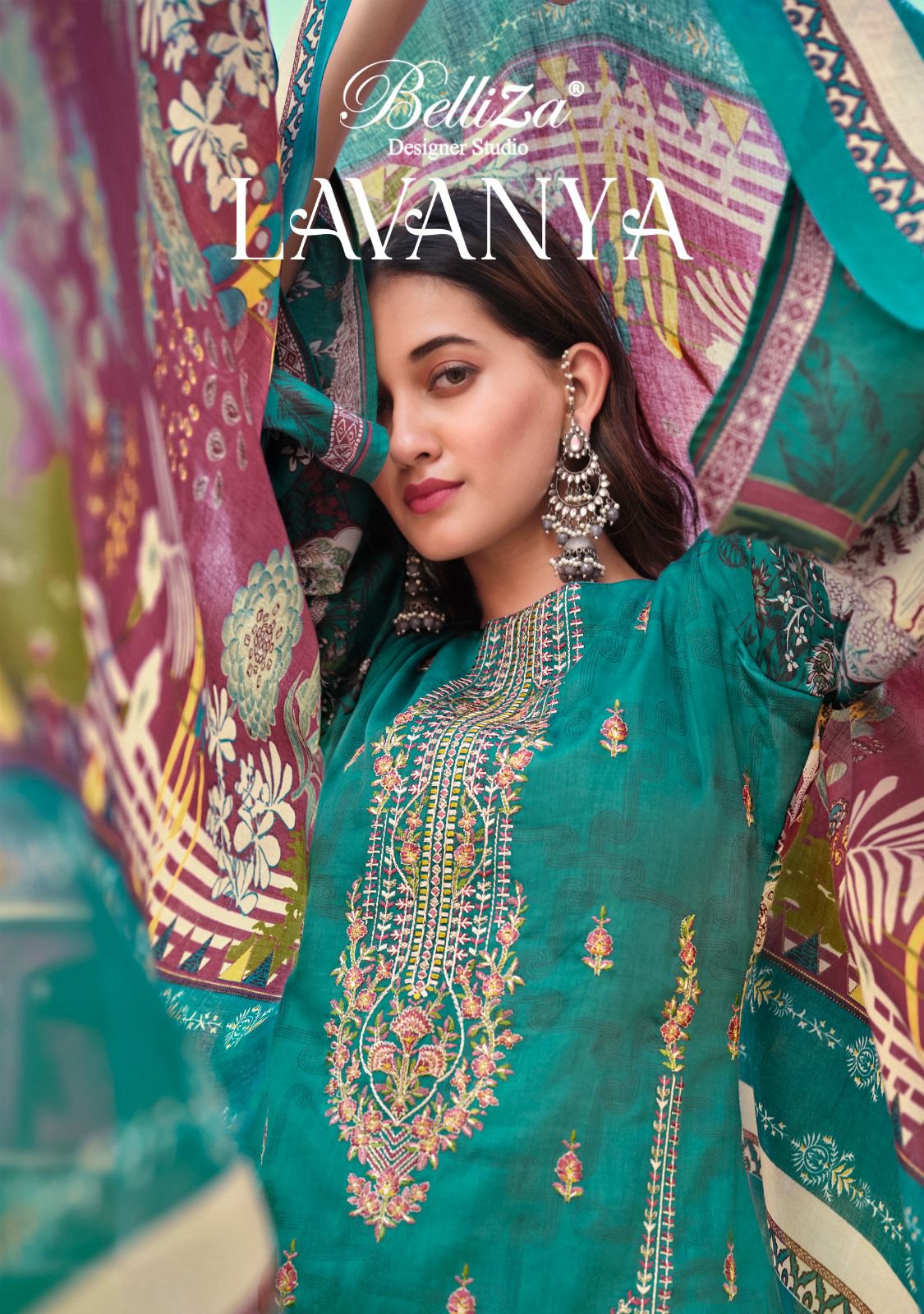 Lavanya Belliza Designer Studio Jaam Cotton Karachi Salwar Suits