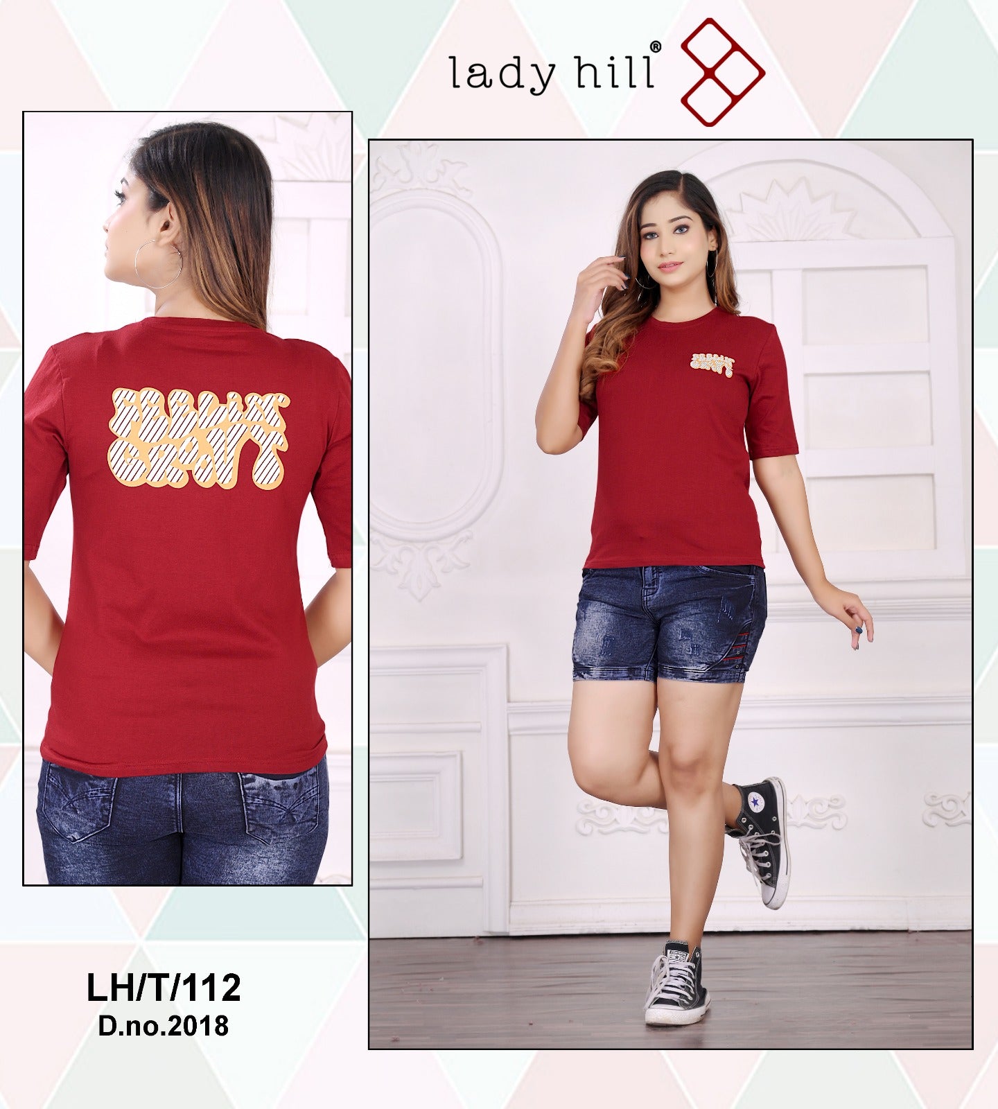 Lh T 112 2018 Lady Hill Hosiery Women Tshirt