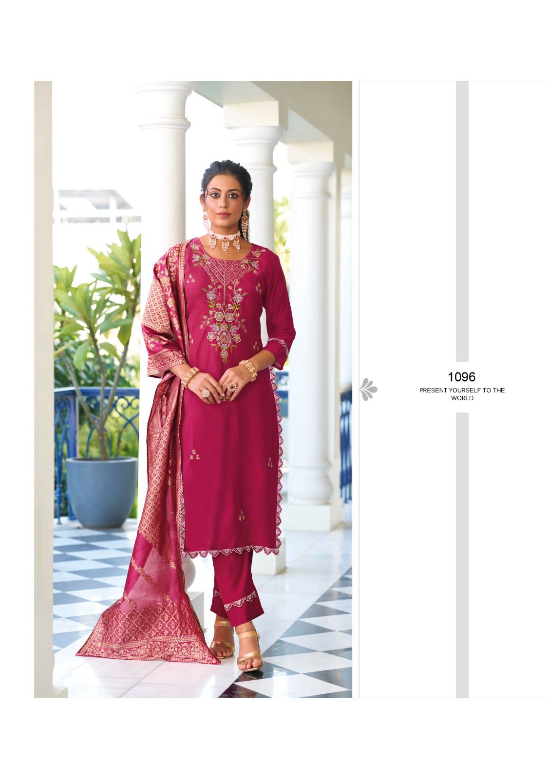 Libaas E Ishq Ladyleela Viscose Silk Readymade Pant Style Suits