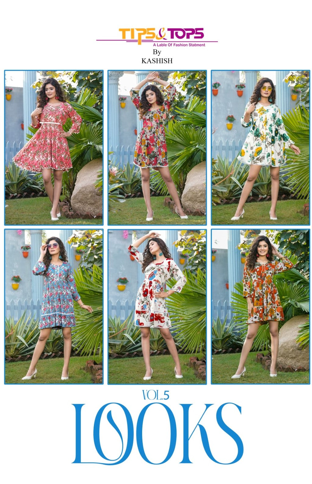 Looks Vol 5 Tips Tops Reyon Midi Dress