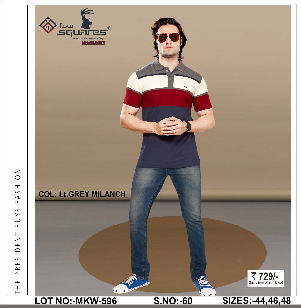 Lot 596 4 Four Squares Matty Mens Tshirts