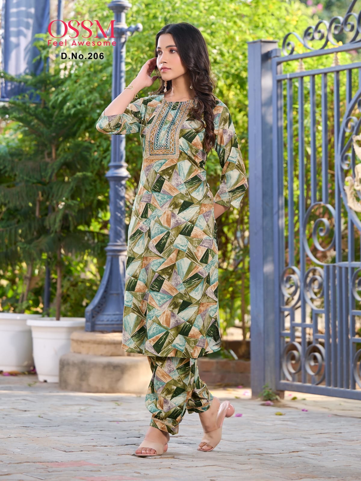 Maahi Vol 2-Afghani Ossm Rayon 16Kg Kurti Bottom Set