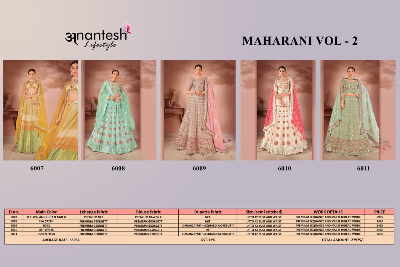 Maharani Vol 2 Anantesh Lehenga Choli