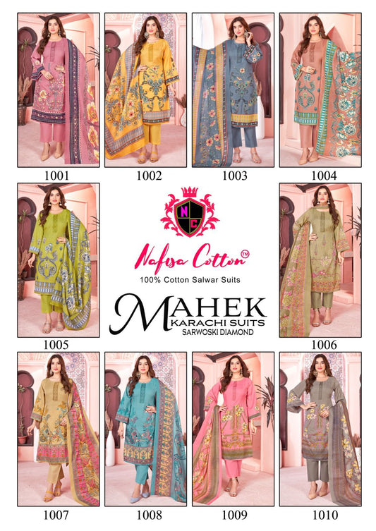 Mahek Nafisa Cotton Soft Cotton Karachi Salwar Suits