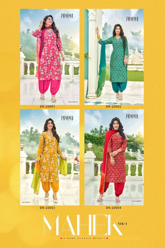 Mahek Vol 1 Pirohi Modal Readymade Suits