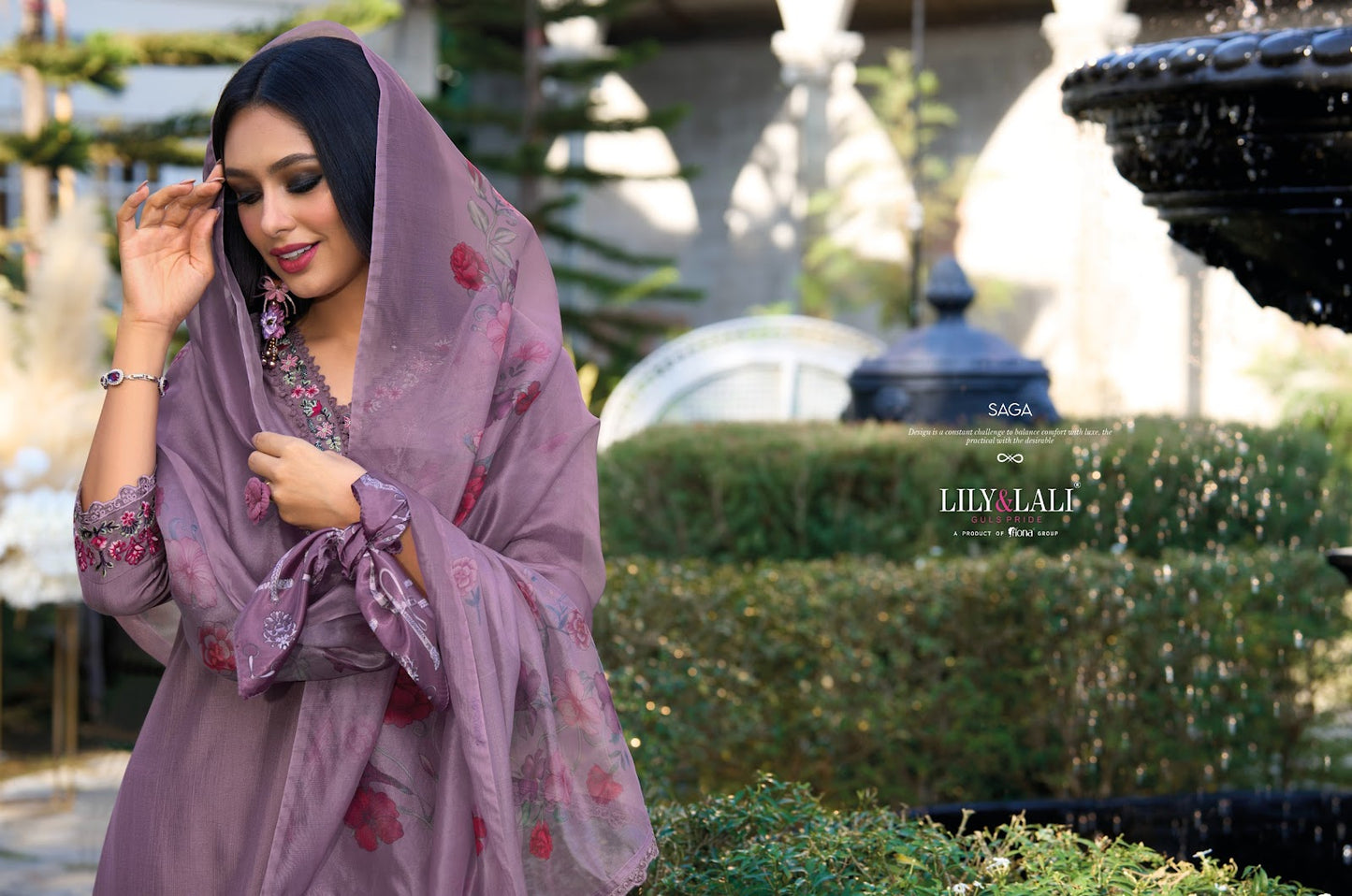 Malvika Lily Lali Viscose Readymade Pant Style Suits