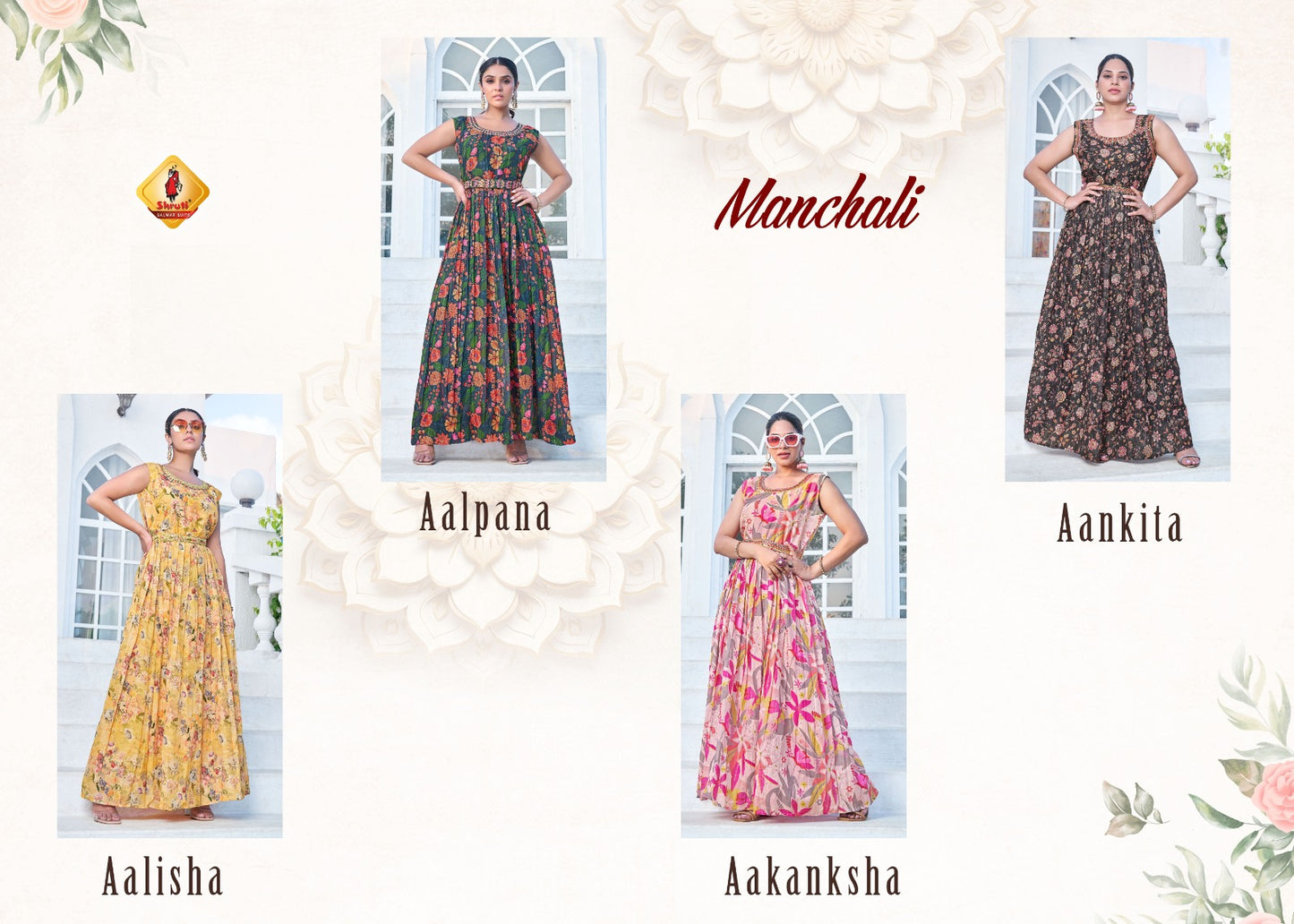 Manchali Shruti Muslin One Piece Gown