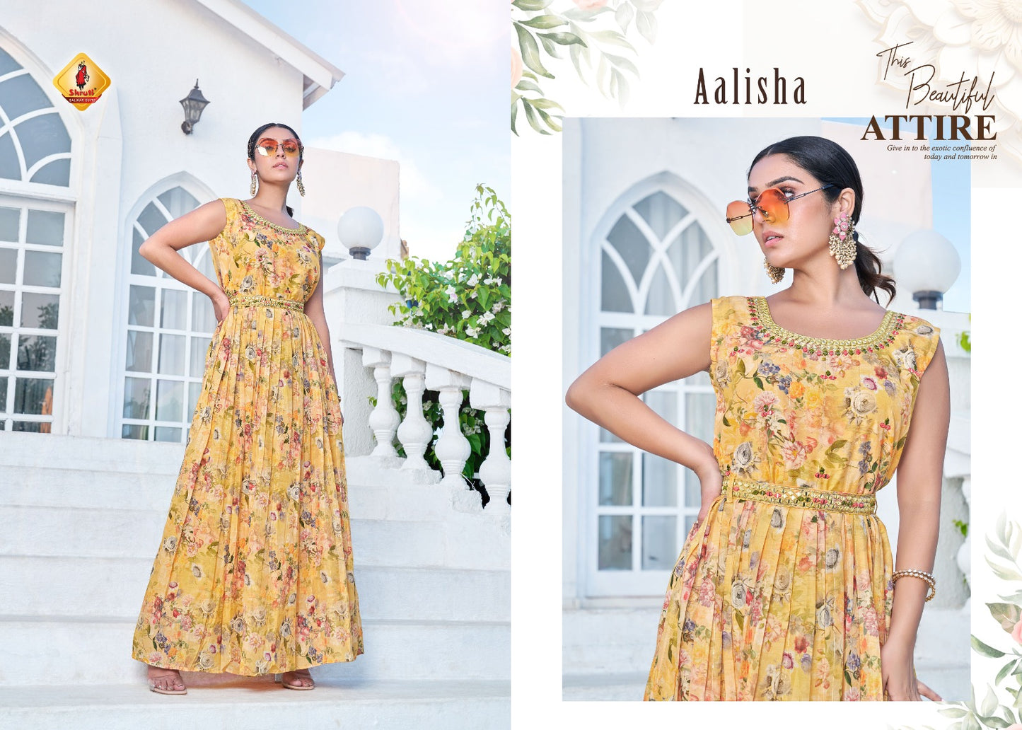 Manchali Shruti Muslin One Piece Gown