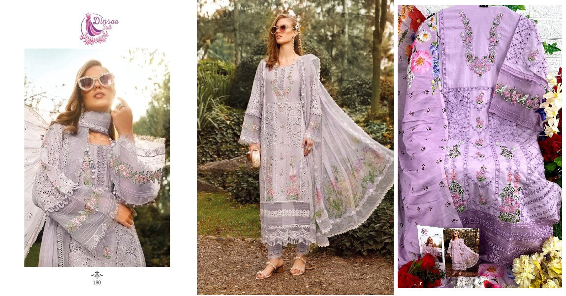 Maria B Vol 1-Summer Collection Dinsaa Suit Cotton Pakistani Salwar Suits