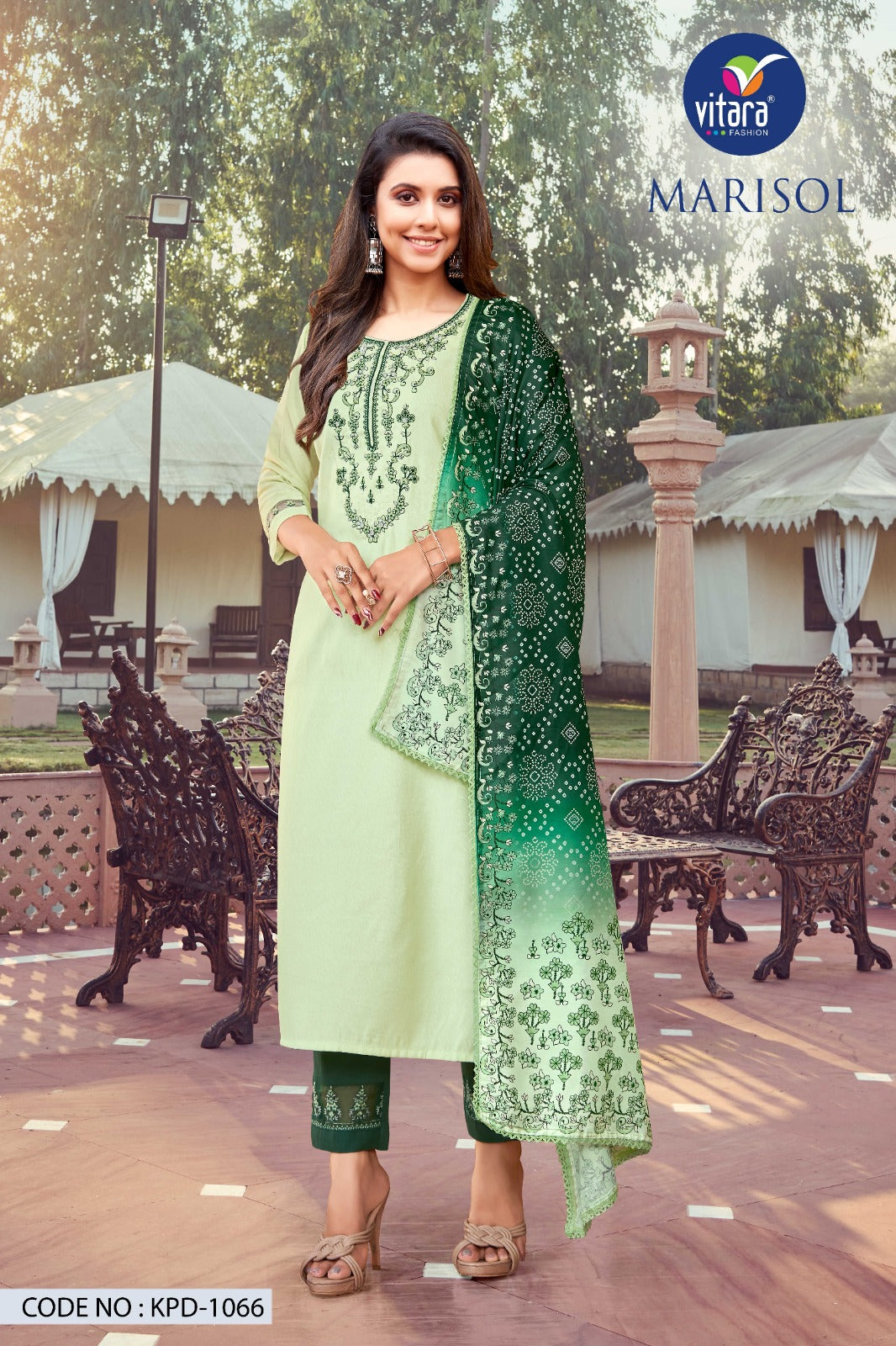 Marisol Vitara Reyon Readymade Pant Style Suits