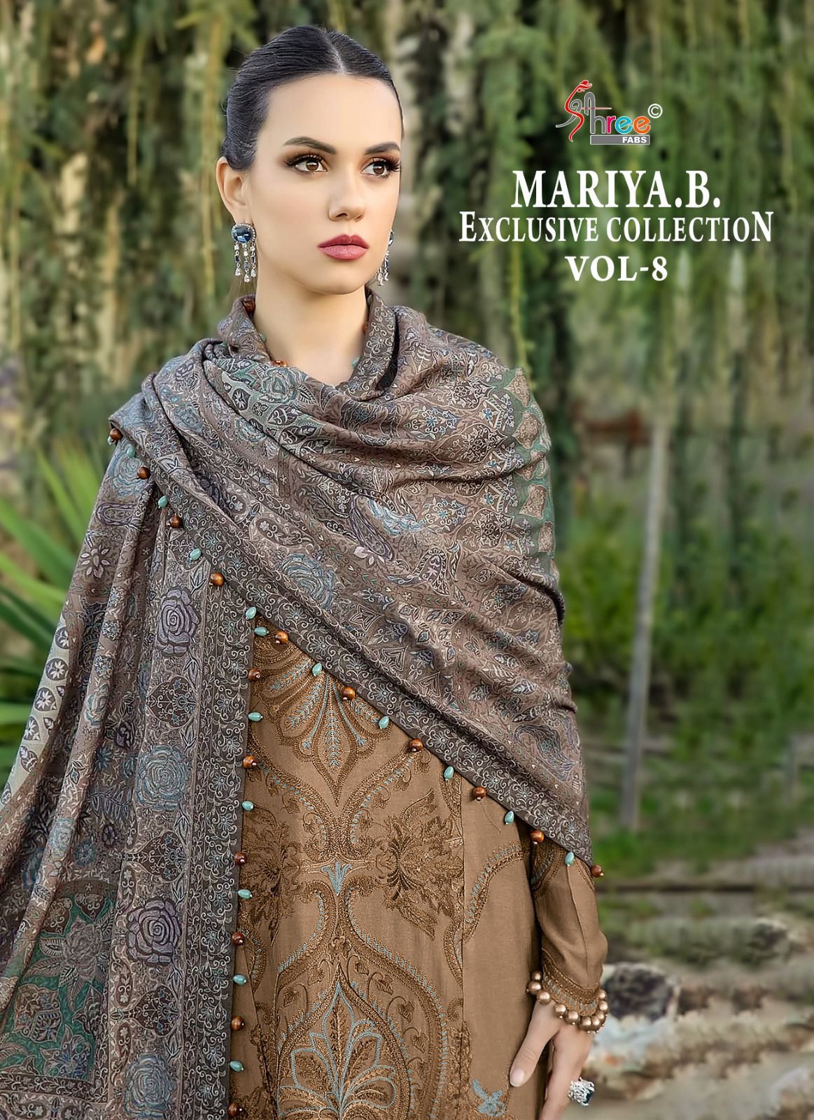 Mariya B Exclusive Collection Vol 8 Shree Fabs Rayon Cotton Pakistani Salwar Suits