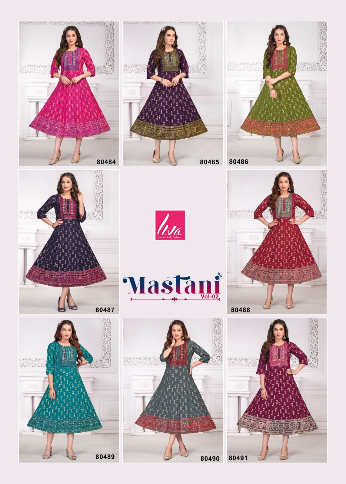 Mastani Vol 2 Mayra Liva Anarkali Kurtis