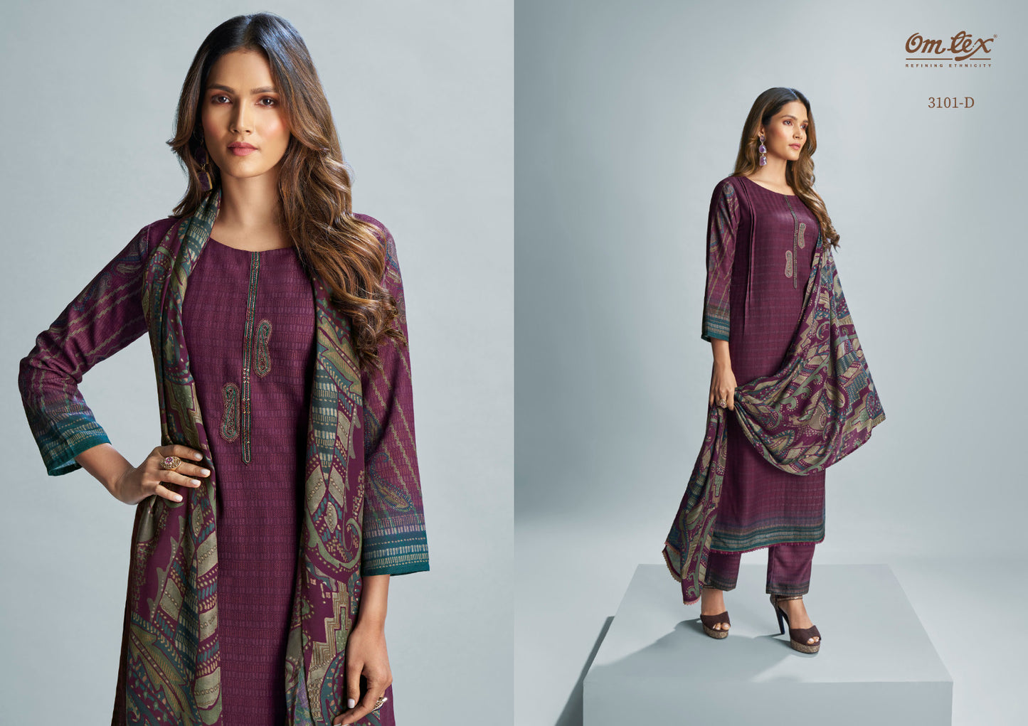Medha Omtex Pashmina Suits