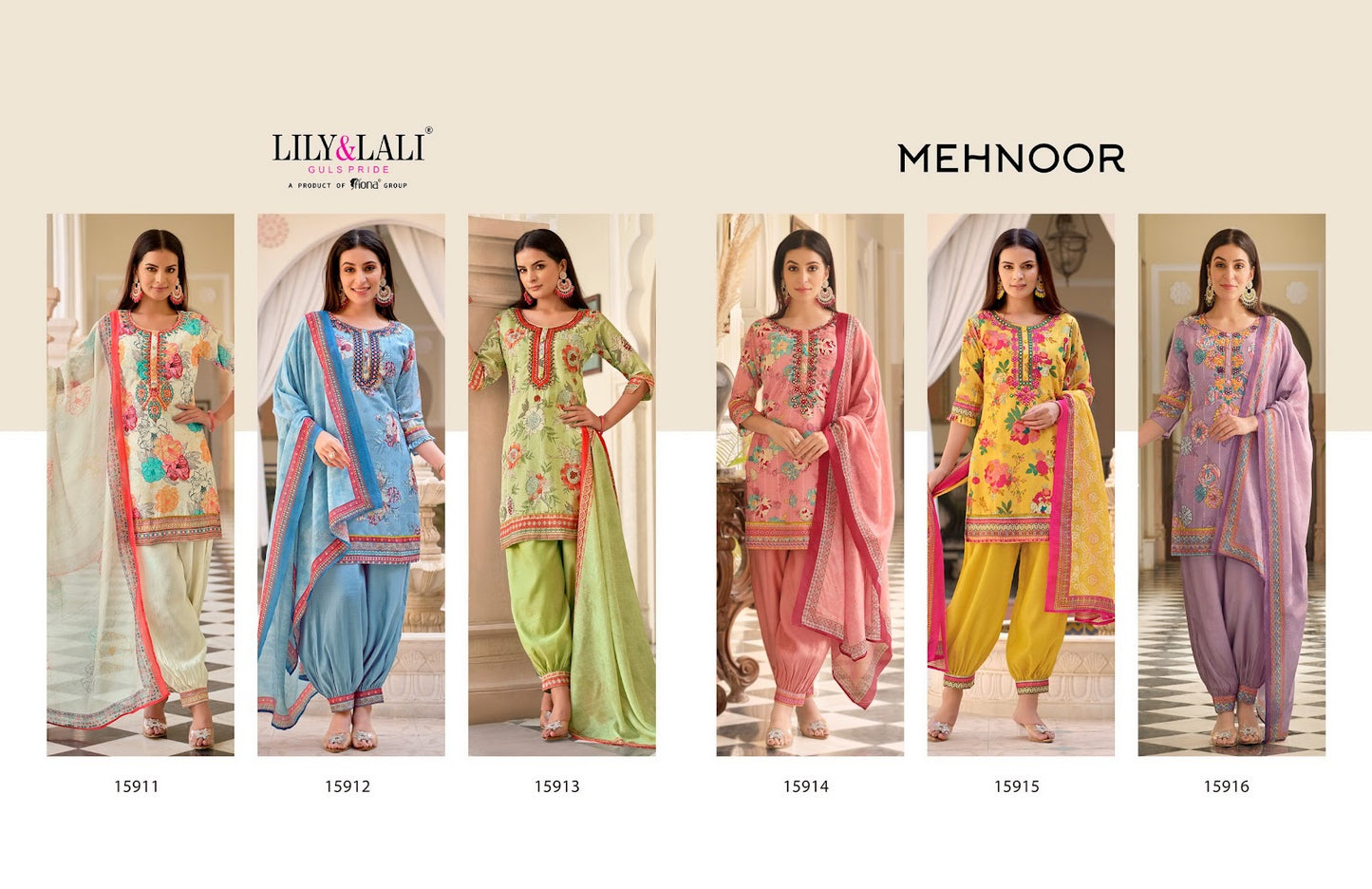 Mehnoor Lily Lali Muslin Silk Afghani Readymade Suit
