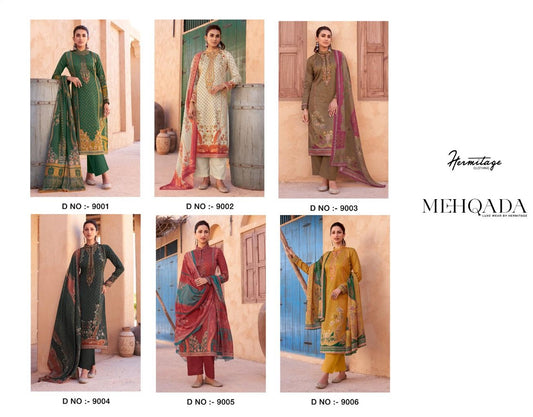 Mehqada Hermitage Clothing Jaam Satin Pant Style Suits