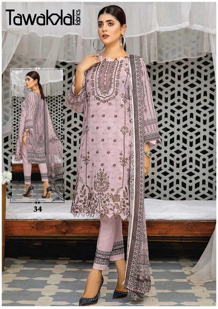 Mehroz Luxury Cotton Collection Vol 4 Tawakkal Fabrics Karachi Salwar Suits