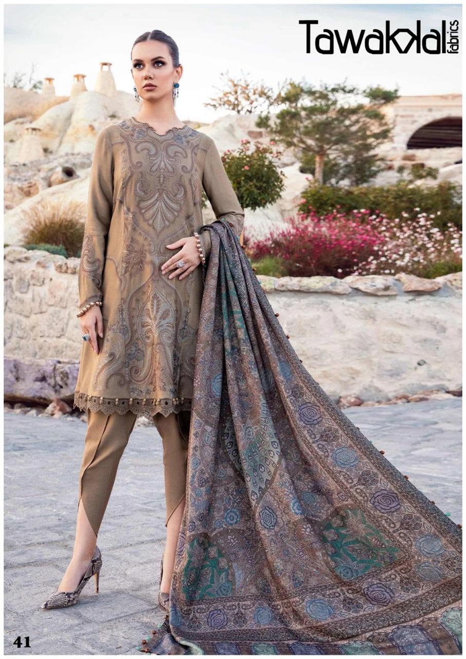 Mehroz Luxury Cotton Collection Vol 5 Tawakkal Fabrics Karachi Salwar Suits