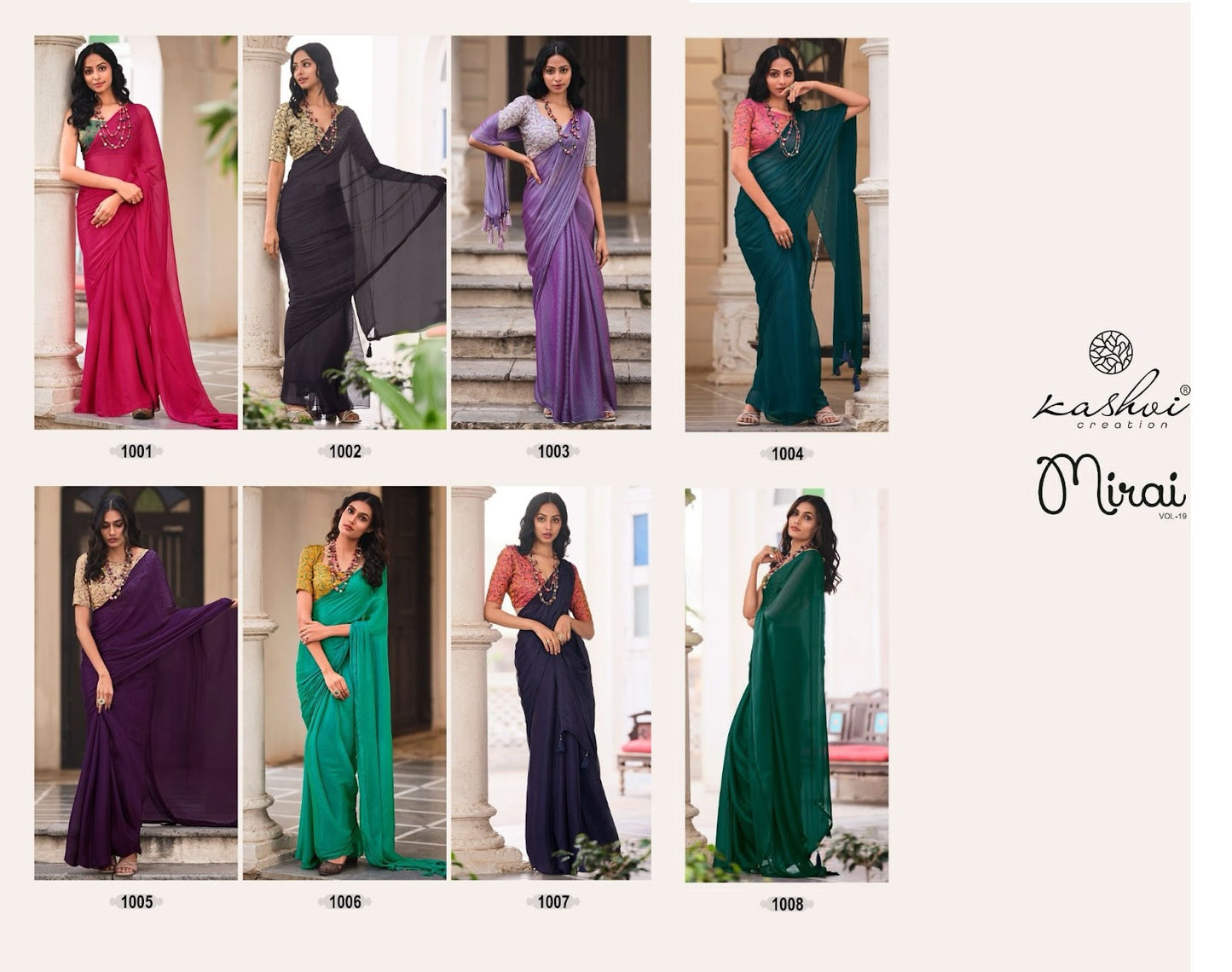 Mirai Vol 19 Kashvi Creation Soft Silk Sarees