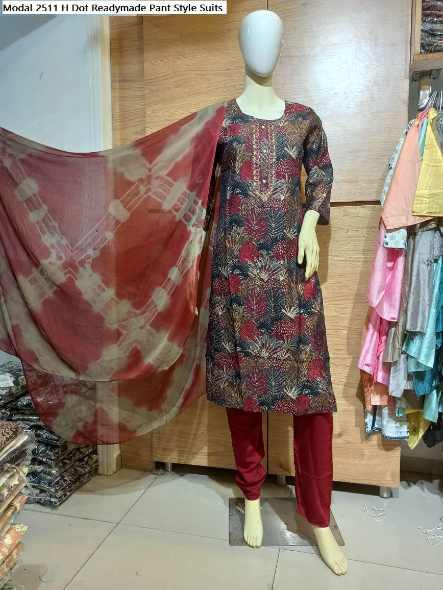 मॉडल 2511 एच डॉट रेडीमेड पैंट स्टाइल सूट