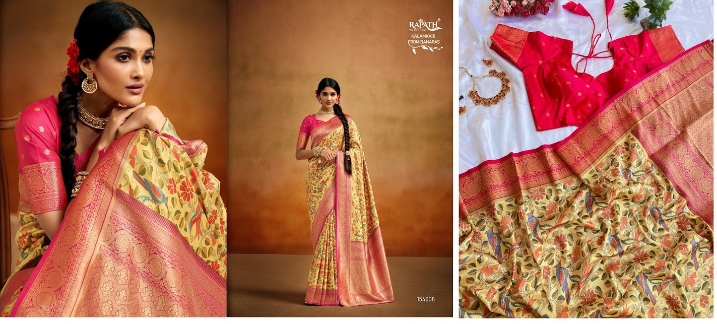 Moghra-15400 Rajpath Banarasi Silk Sarees
