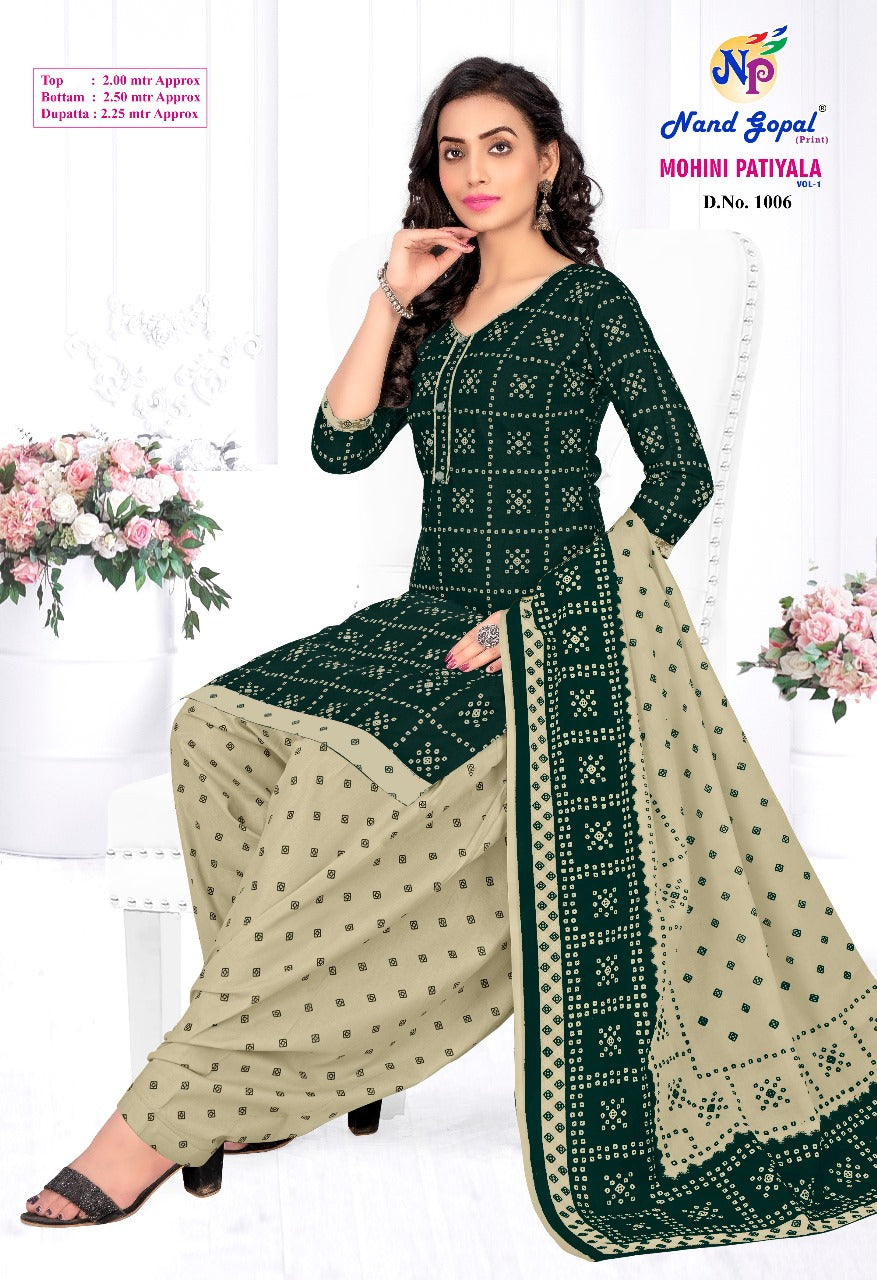 Mohini Vol 1 Nandgopal Cotton Patiyala Style Suits