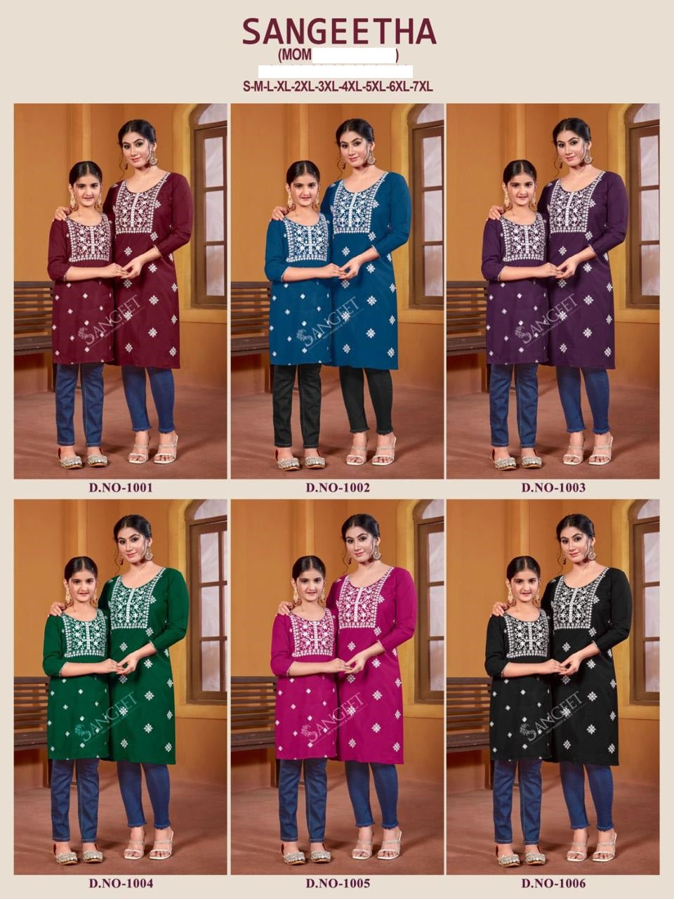 Mom Sangeet Rayon Knee Length Kurtis