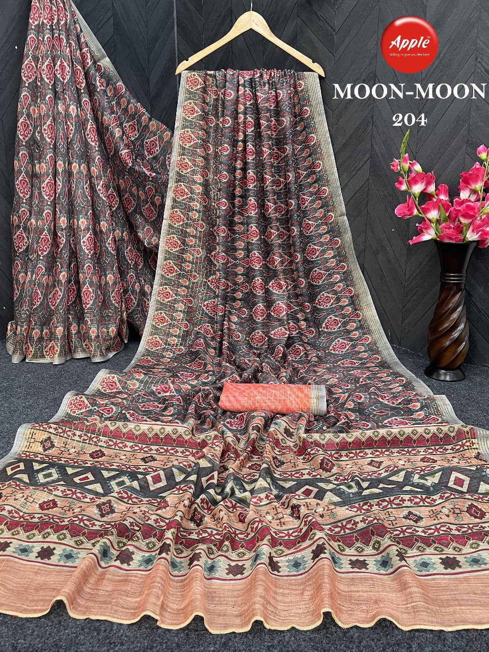 Moon Moon Vol 2 Apple Sarees