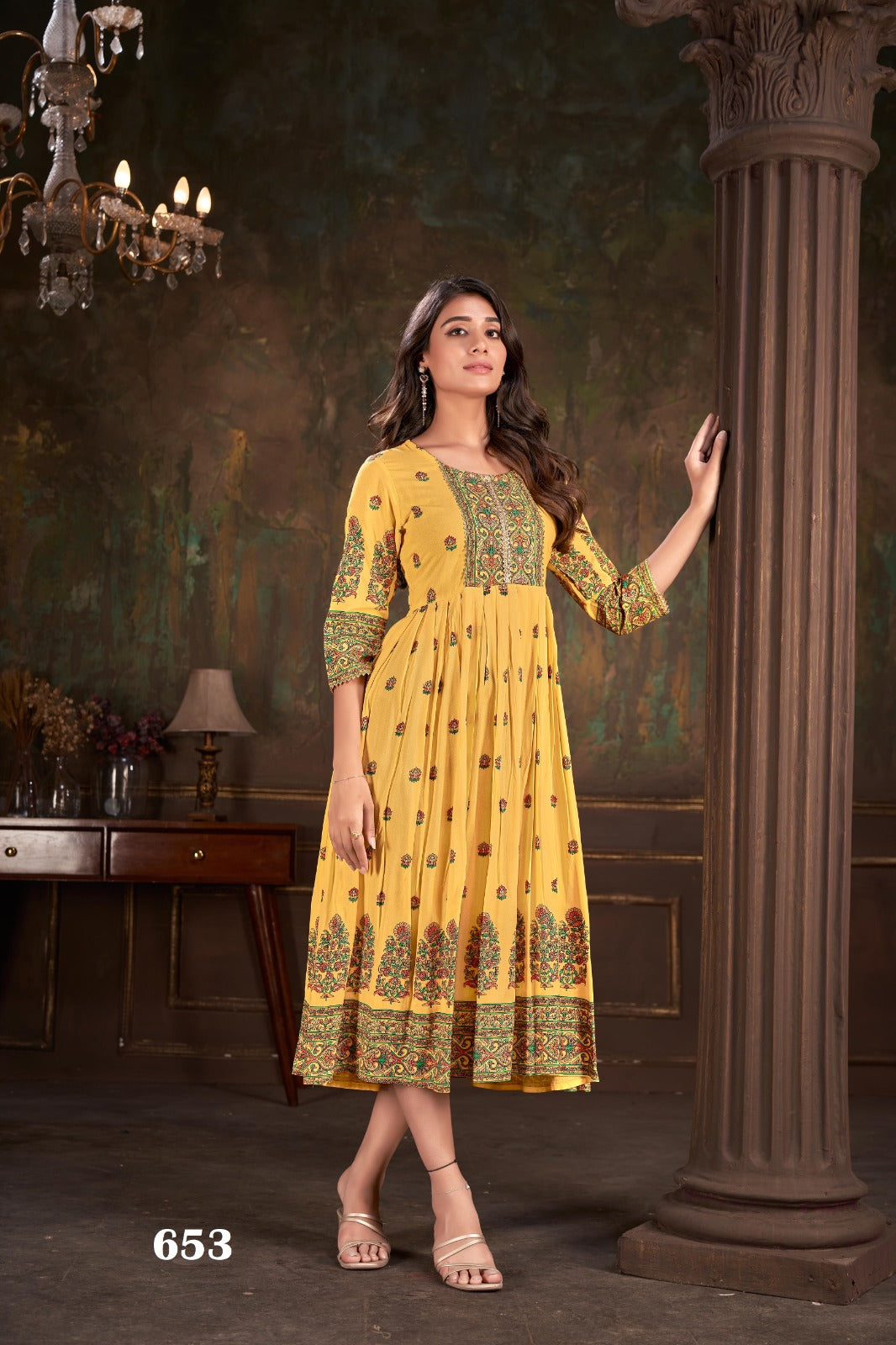 Moon Night Jivora Cotton Anarkali Kurtis