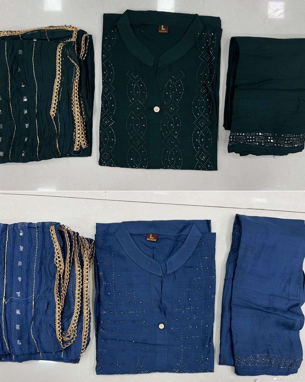 Moonlight Bluehills Rayon Readymade Pant Style Suits