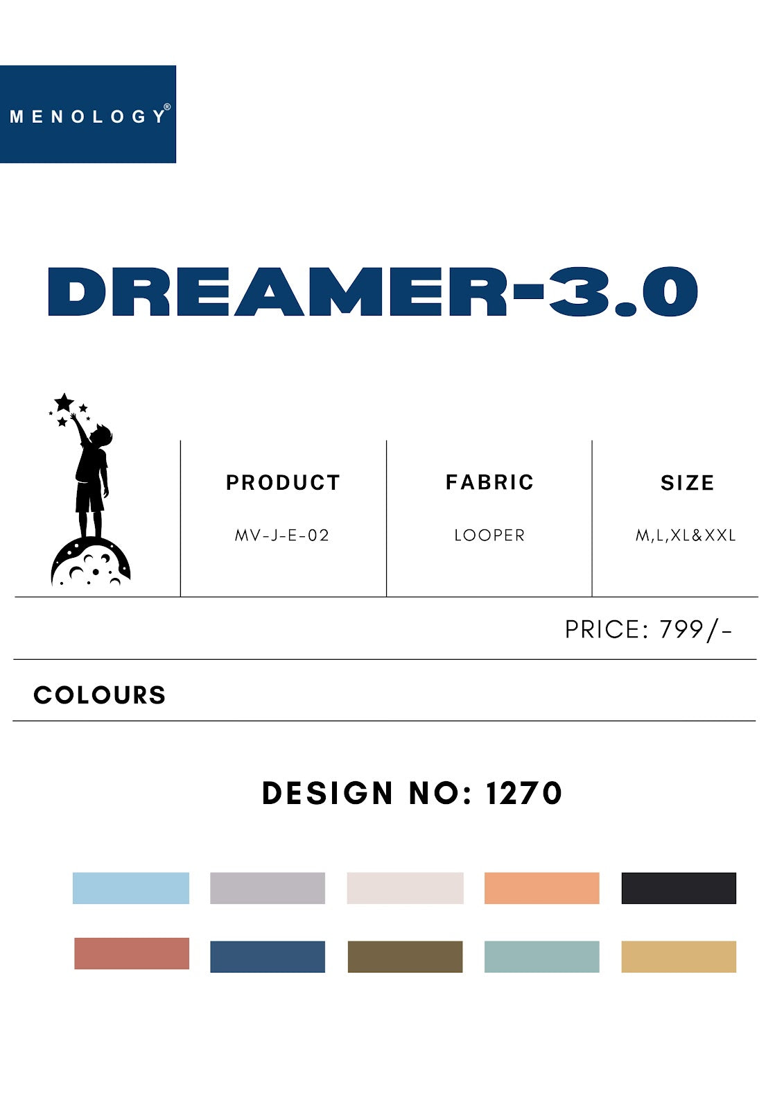 Mv J E2 Menology Looper Mens Tshirts