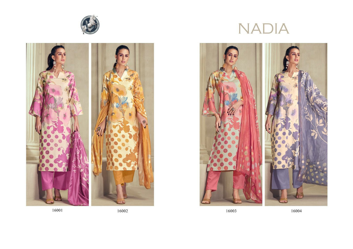 Nadia Vivek Satin Pant Style Suits