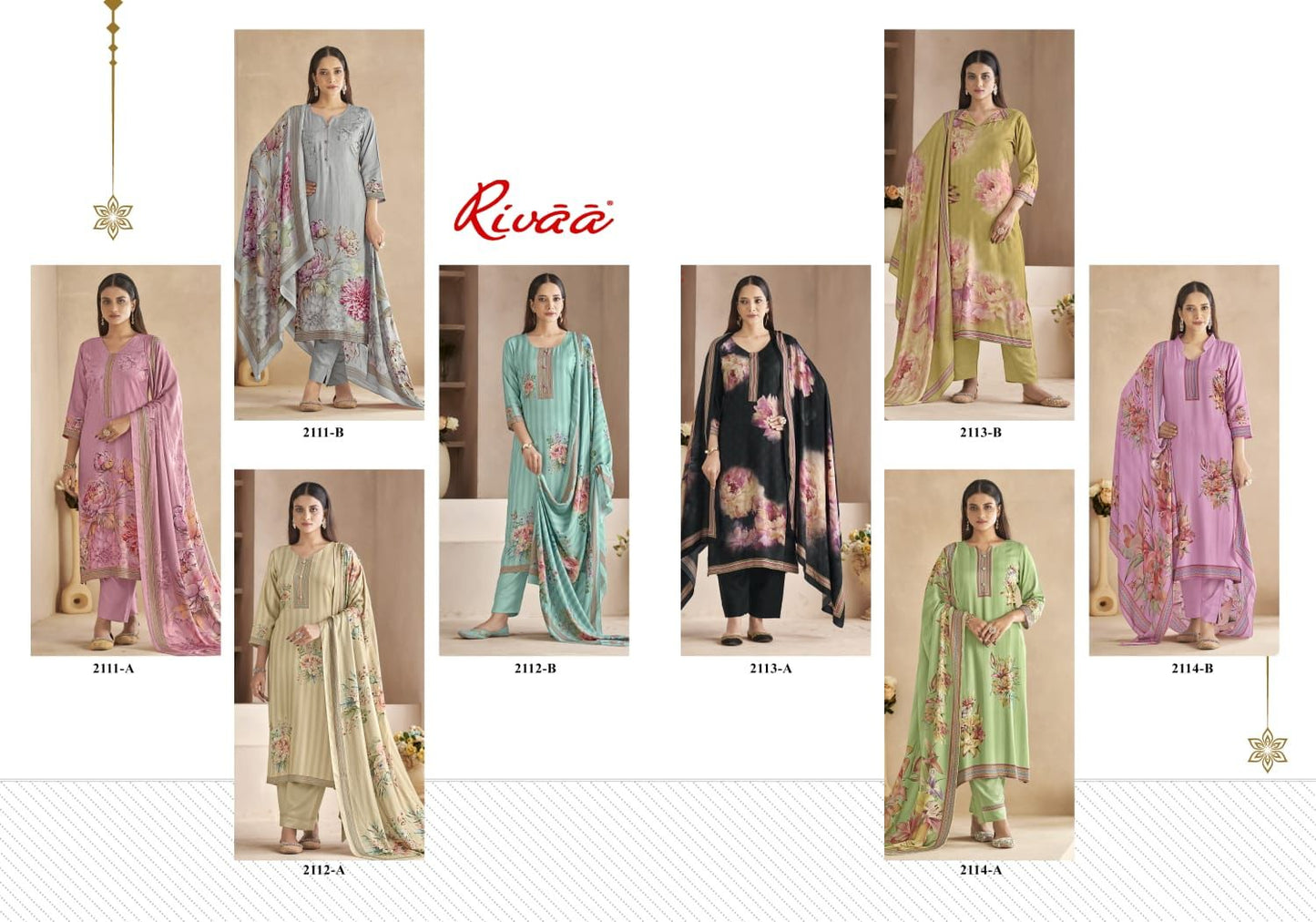 Naina-2 Rivaa Cotton Pant Style Suits