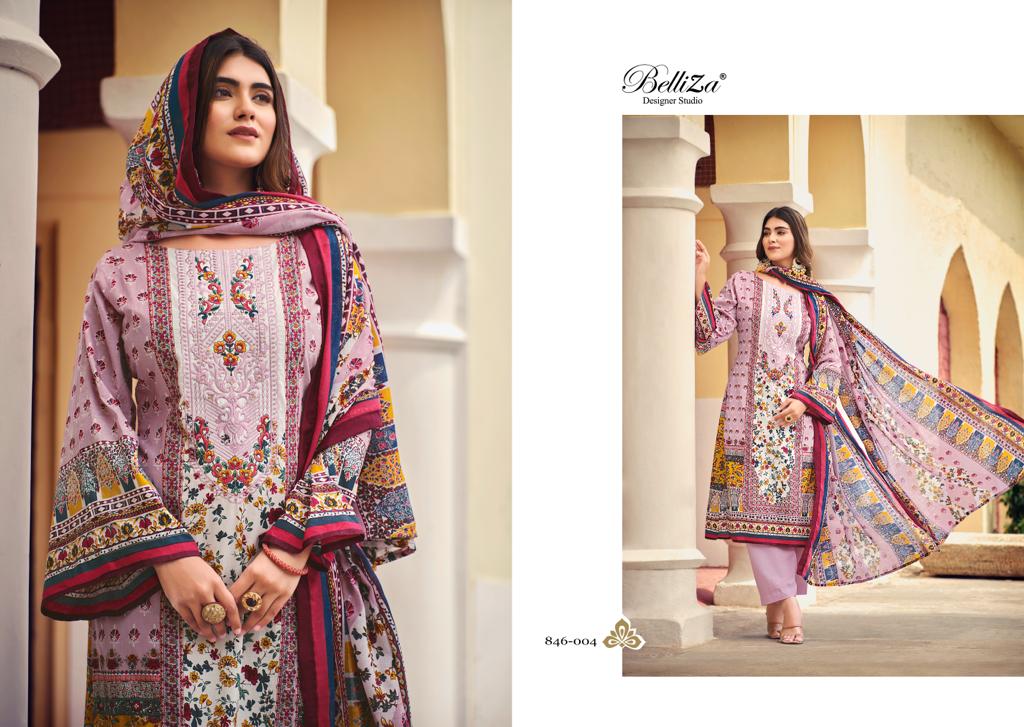 Naira Vol 21 Belliza Designer Studio Cotton Karachi Salwar Suits