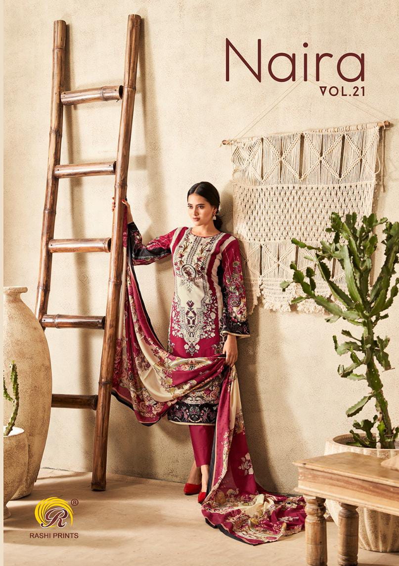 Naira Vol 21 Rashi Prints Cotton Karachi Salwar Suits