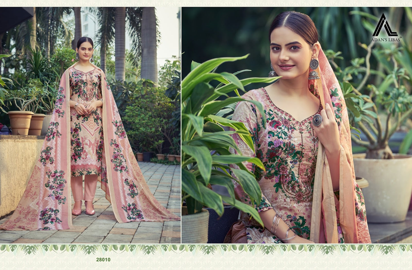 Naira Vol 28 Adans Libas Cotton Karachi Salwar Suits