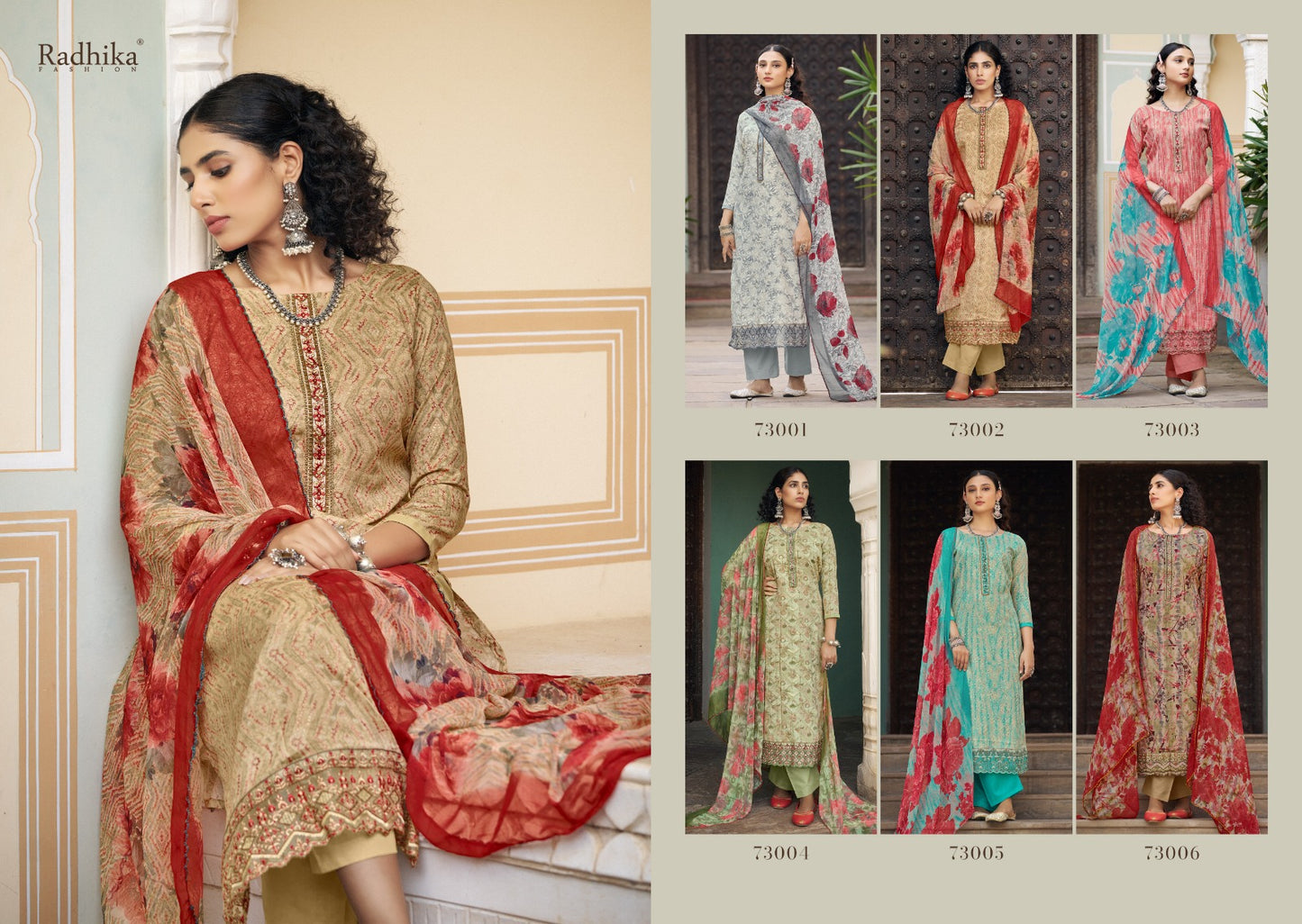 Naira Vol 2 Radhika Fashion Cotton Pant Style Suits