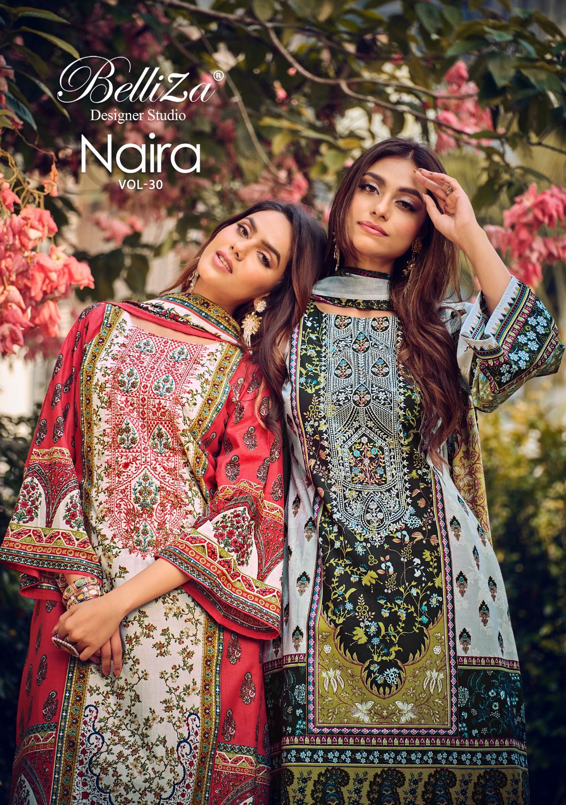 Naira Vol 30 Belliza Designer Studio Cotton Karachi Salwar Suits