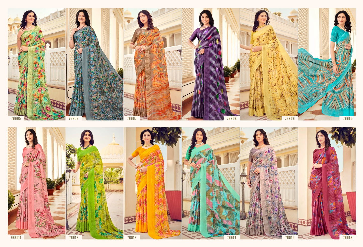 Namya Vol 2 Vipul Chiffon Sarees
