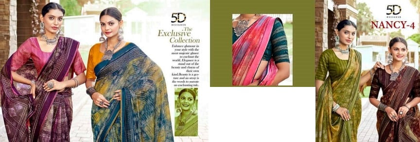 Nancy Vol 4 5D Designer Cotton Sarees