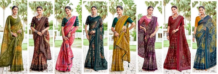 Nancy Vol 4 5D Designer Cotton Sarees