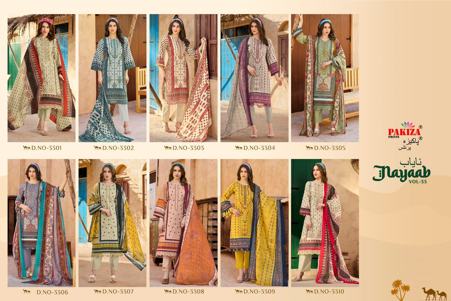 Nayaab Vol 33 Pakiza Prints Karachi Salwar Suits