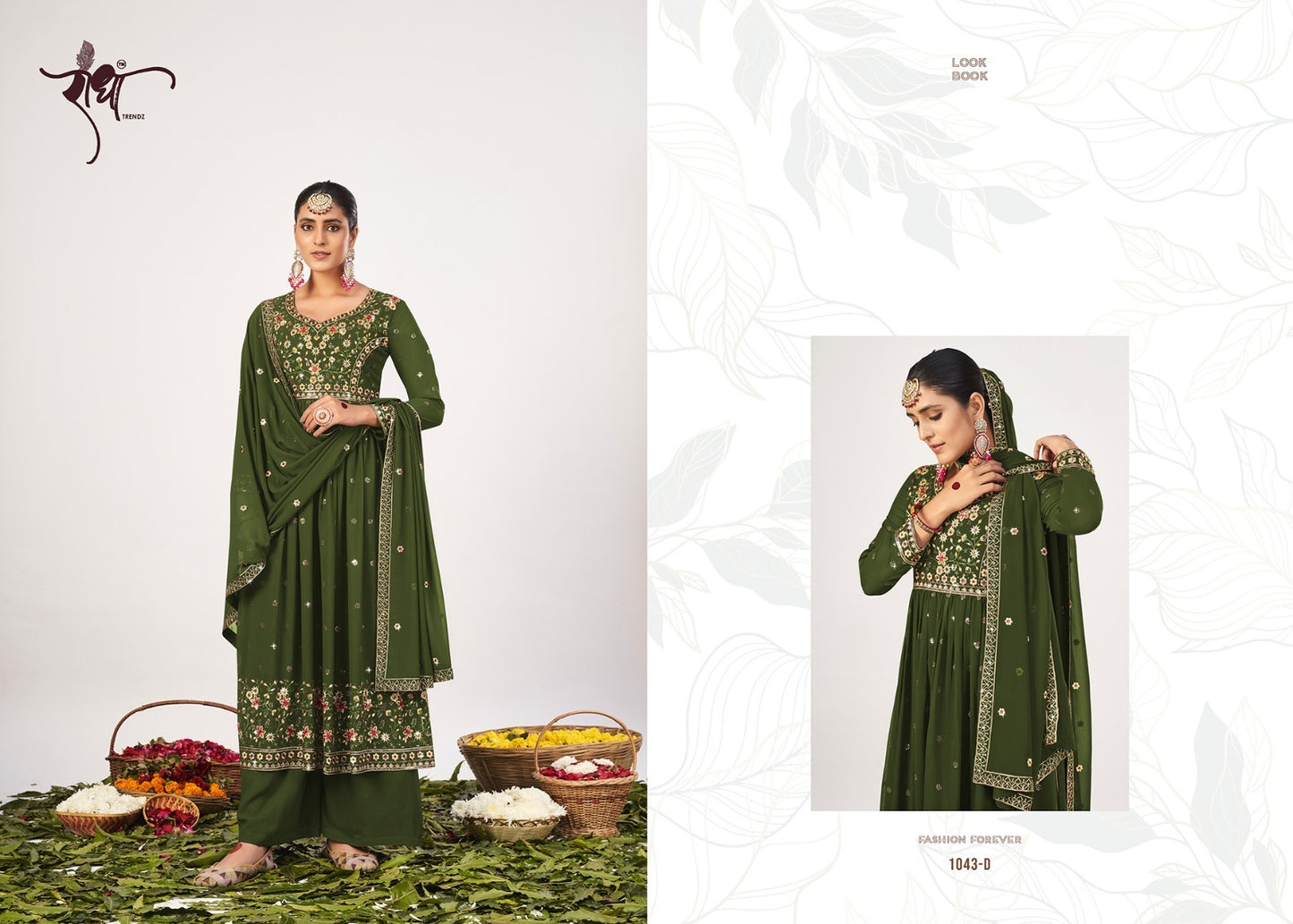Nayra Vol 2 Radha Trendz Georgette Plazzo Style Suits