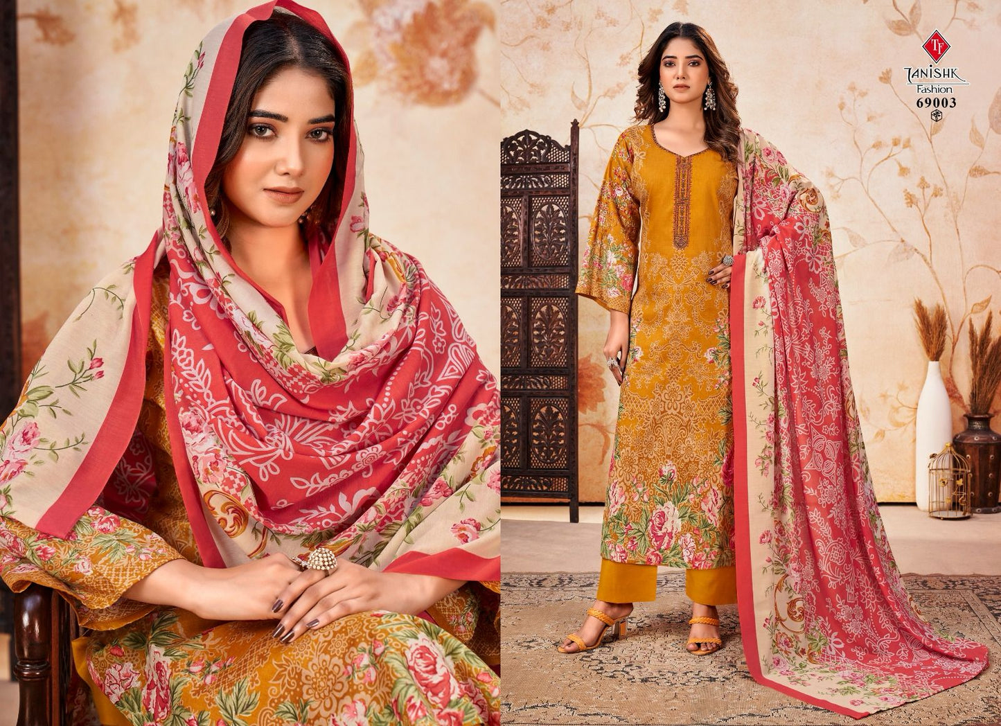 Nayra Vol 2 Tanishk Fashion Cambric Cotton Karachi Salwar Suits