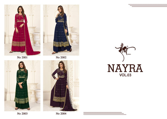 Nayra Vol 3 Radha Trendz Georgette Plazzo Style Suits