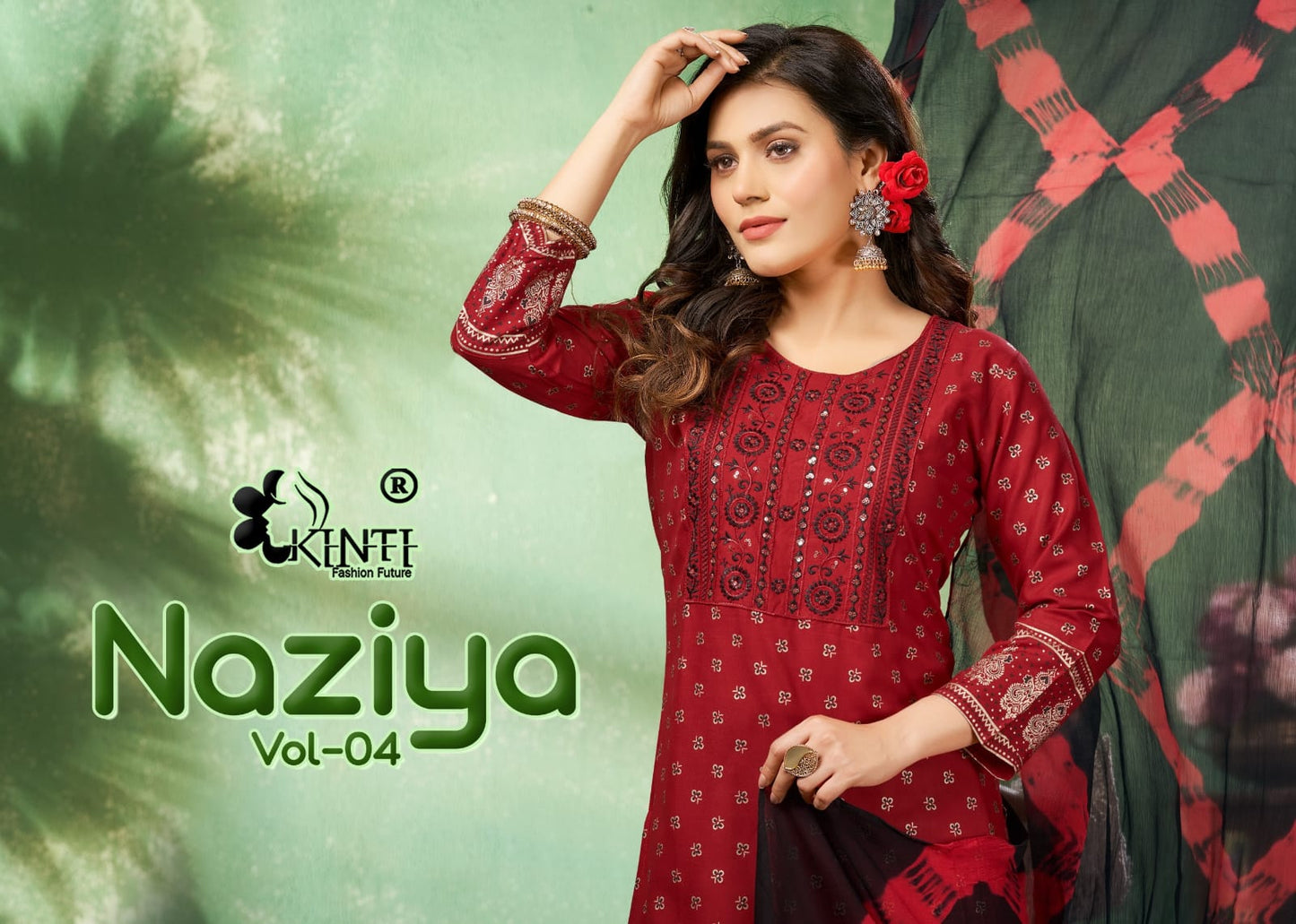 Naziya Vol 4 Kinti Rayon Readymade Sharara Suits
