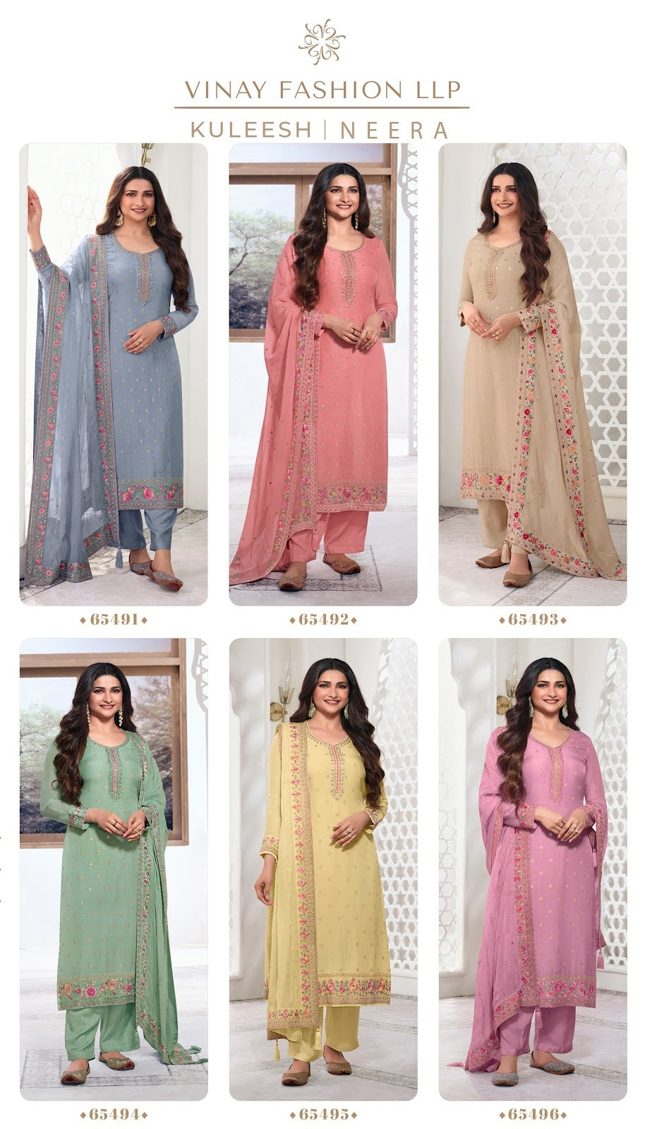 Neera Kuleesh Vinay Fashion Llp Viscose Pant Style Suits