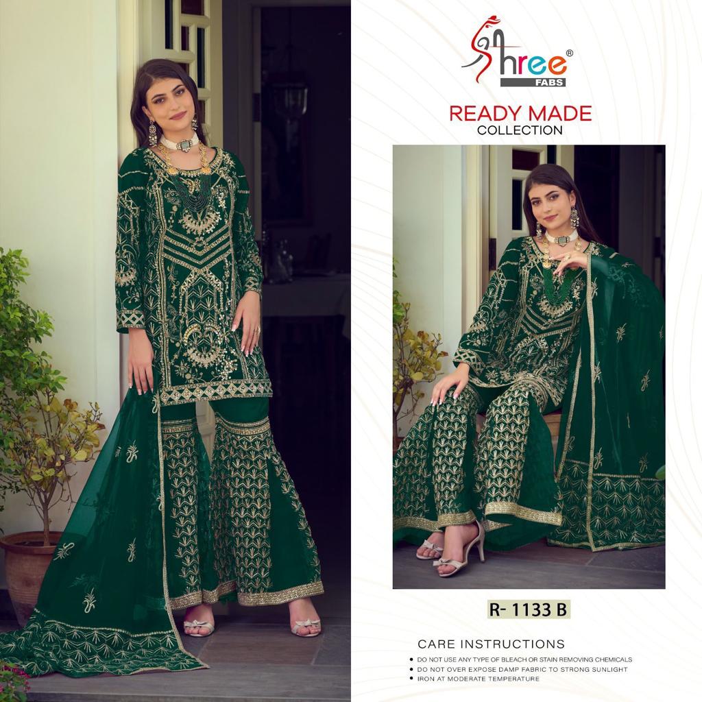 New-1133 Shree Fabs Organza Pakistani Readymade Suits