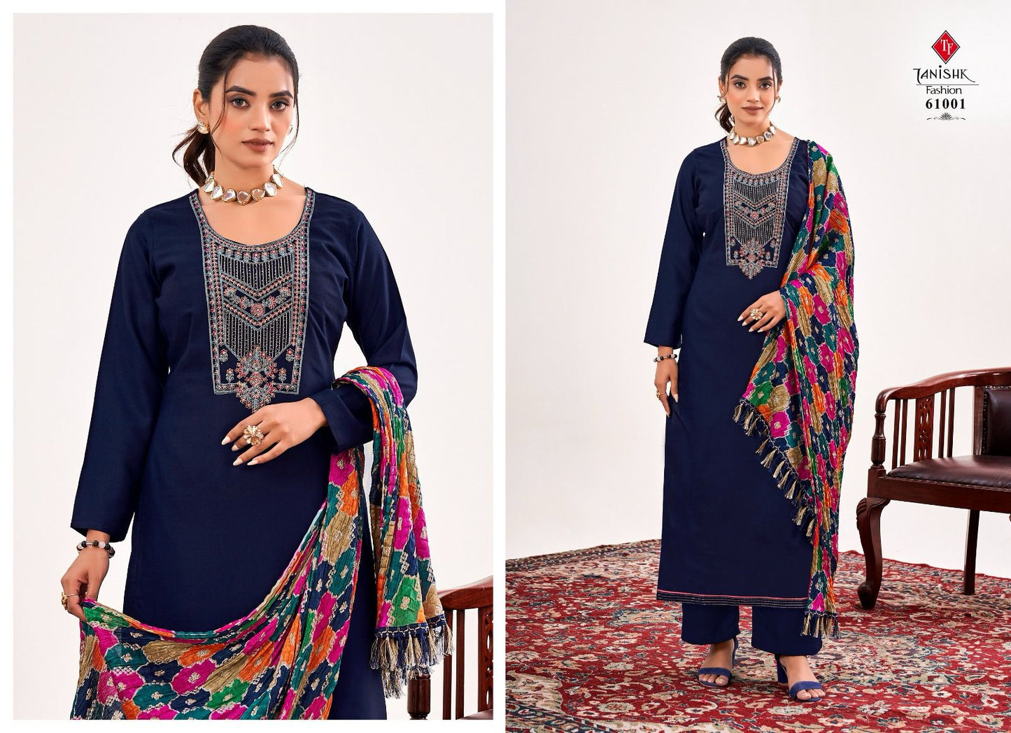 Nihar Tanishk Fashion Reyon Pant Style Suits