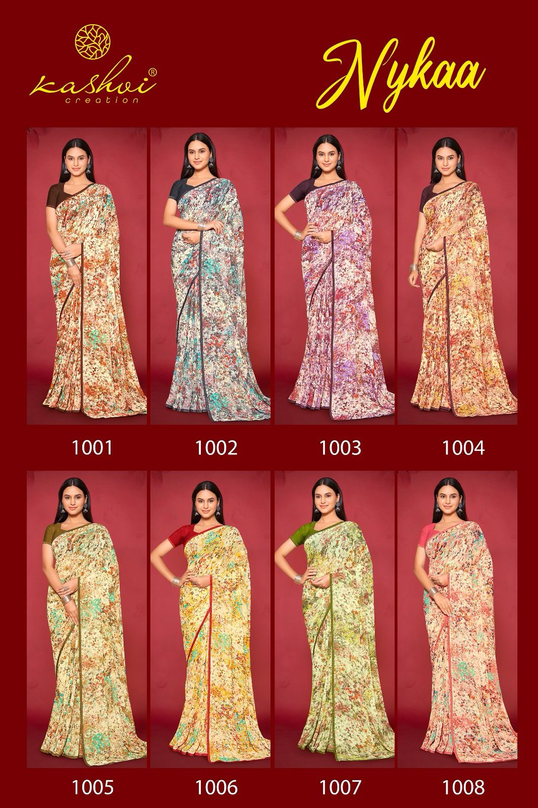Nykaa Vol 1 Kashvi Creation Sarees